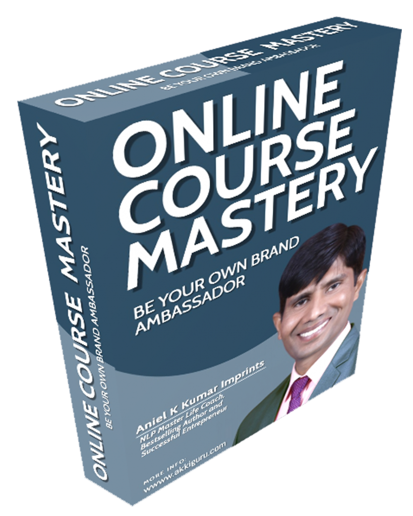 ONLINE COURSE MASTRY with Aniel K Kumar